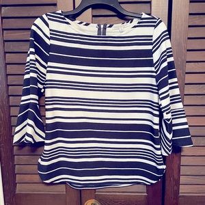 Women’s 3/4 Sleeve Striped Blouse from Green Envelope